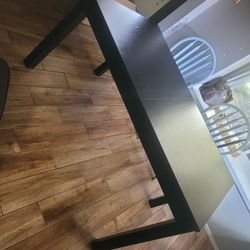 Black Ikea dining table
