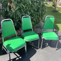 Bertolini banquet Chairs Vintage 