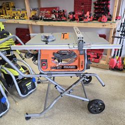 RIDGID
15 Amp 10 in. Portable Corded Pro Jobsite Table Saw with Stand