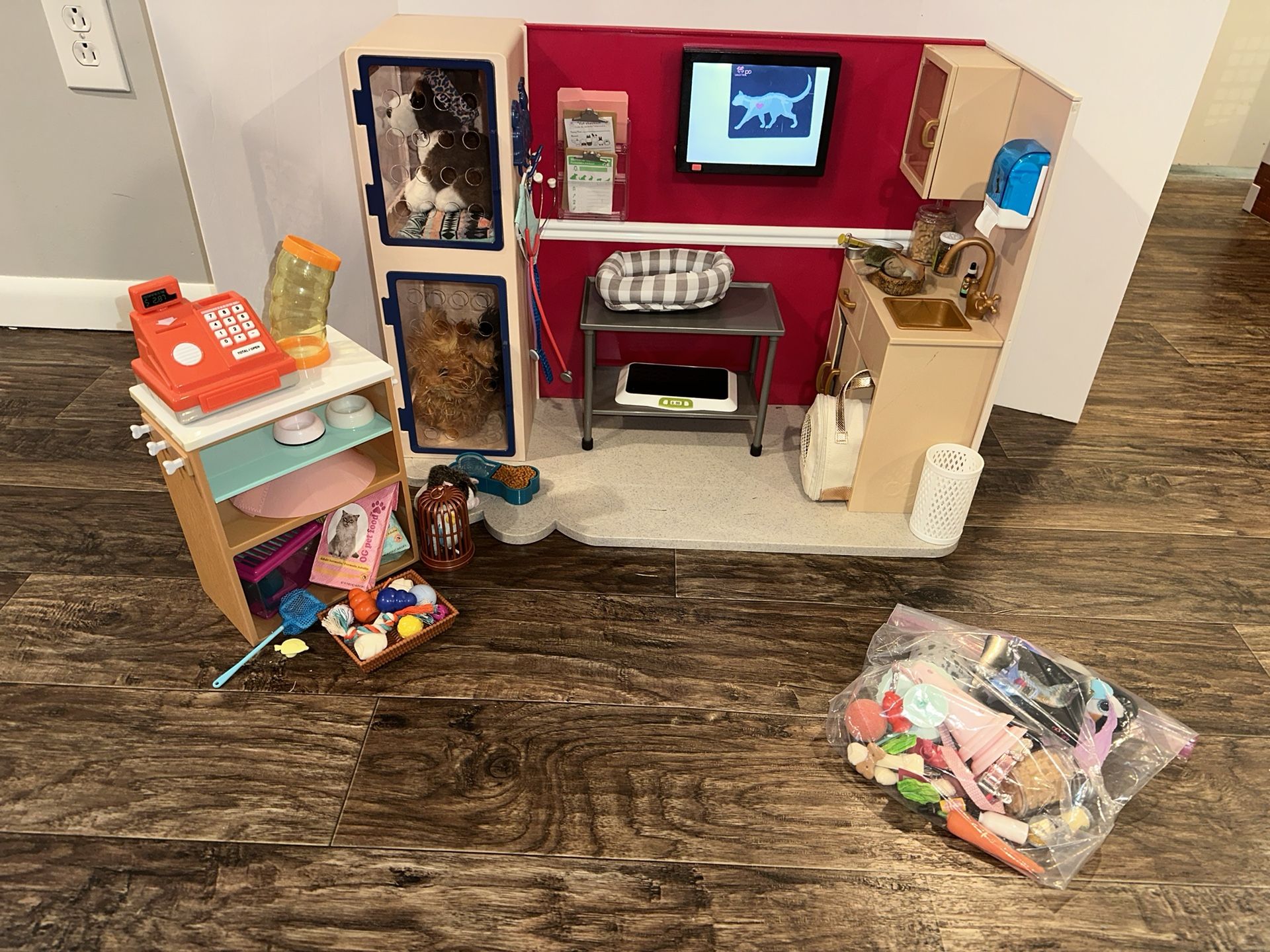 Our Generation 18"Doll Animal Hospital/Dog Shop