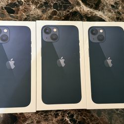 Brand New paid Off iPhone 13 Color Color Midnight  New USB-C Charger 