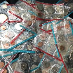 Vintage Us Coin Mint Proof Set Collection 