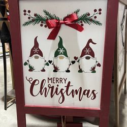 Christmas Outdoor Decor Porch Sign 