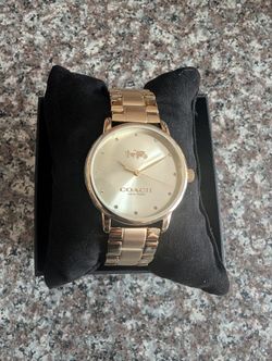 Coach Watch Gold
