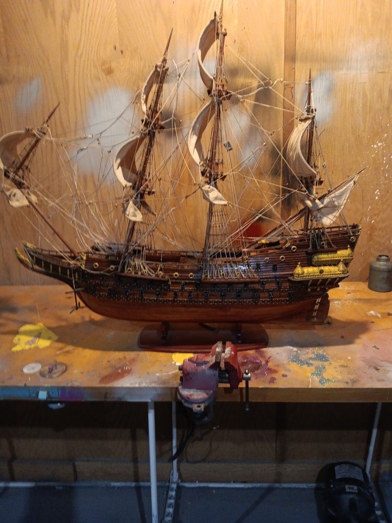 Hand Crafted 1669 Hms Sovereign Of The Seas