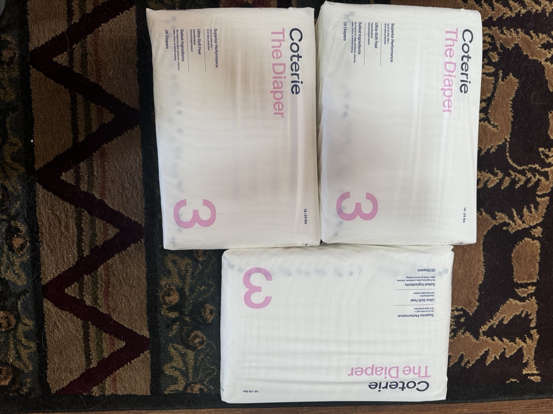 Coterie Baby Diaper $7/pack