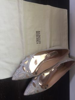 Badgley Mischka flats 9.5 worn once
