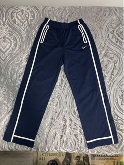 Nike Basketball Sportswear Mens Track Pants Blue Sweat Pants Jogger Large VTG