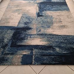 Luxe Weavers Lagos Navy/Grey  6X9ft home rug