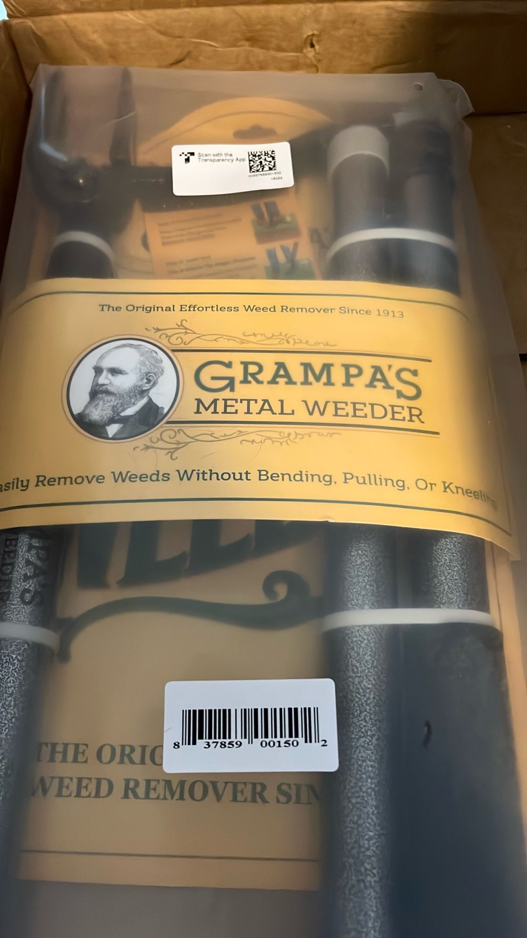 Grampa's Weeder Metal Handle Grandpas