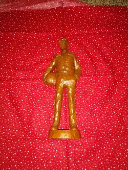 Dale Earnhardt wood figurine