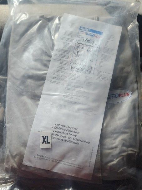 Unisex Jet Guard Plus Protective Clothing Suit Size XL