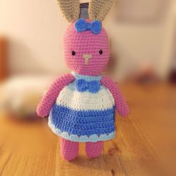 Handmade Girl Rabbit Doll