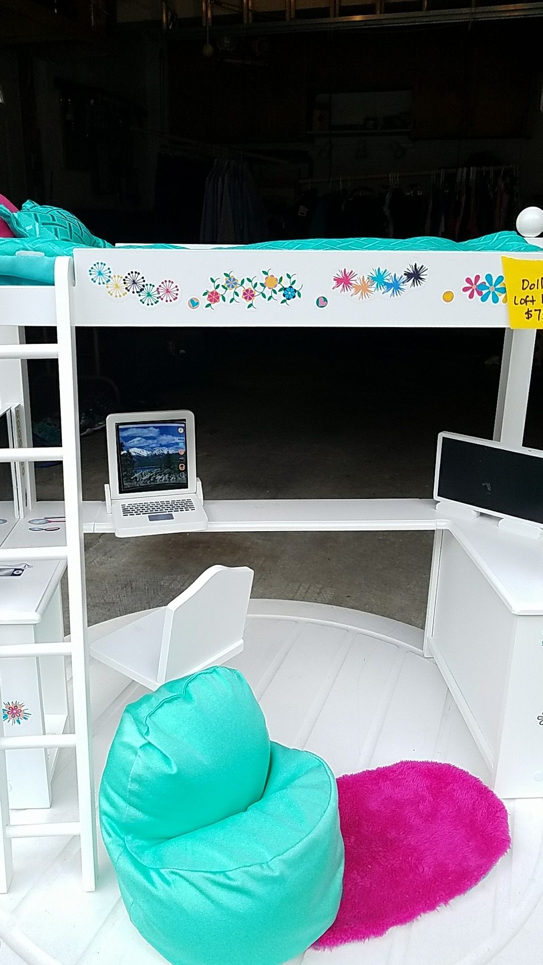Journey Girl doll loft bed