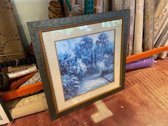 ‘Palm Garden’ by Haibin Miao in Decorative Frame