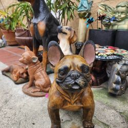 French Bulldog Statue For Sale 