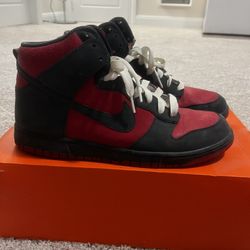 Red And Navy Blue Nike Dunks 