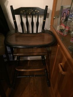 Antique high chair