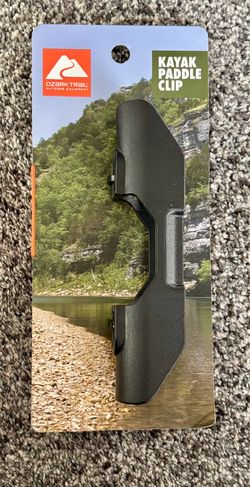 Ozark Trail Kayak Black Paddle Clip Oar Holder for Boat Canoe