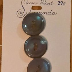 Ocean Pearl Swanda Buttons USA  Made 
