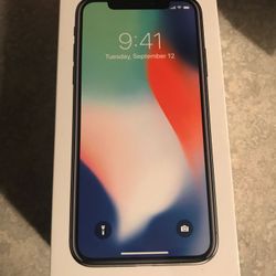 iPhone X new with case