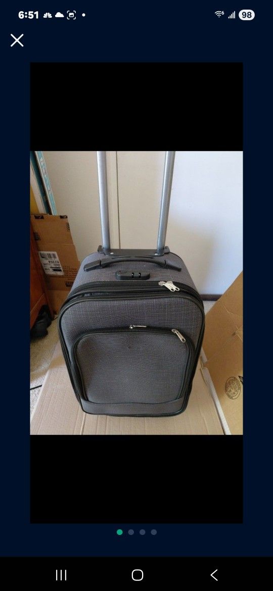 Carry On Gray Suitcase $25 Is Still Available NE Philly