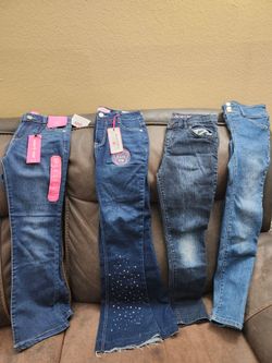 Girl skinny jeans size 8