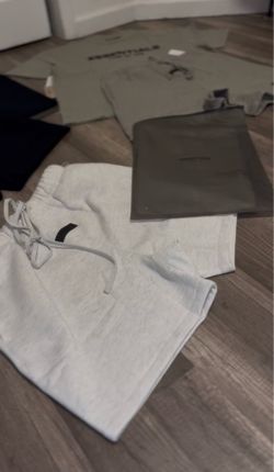 Essentials tee’s and shorts