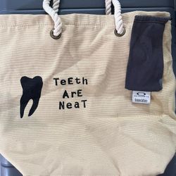 Lined Canvas  Tote Purse Bag