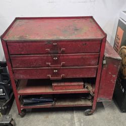 Vintage Mechanics Tool Cart