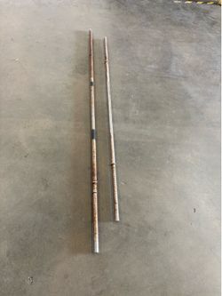 Standard 7 foot bar and 6 foot bar
