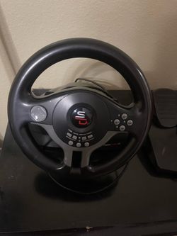Gaming Steering Wheel and Pedals