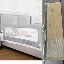 Brand New ComfyBumpy 1-Pack Bed Rail for Toddler 55.5" L x 19.5" H | Toddler Bed Rails for Twin, Full, Queen & King Mattress Size | Swing Down Rail G