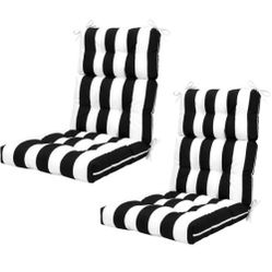 Patio Chair Cushions, Set of Two