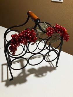 Wine rack for 6 bottles