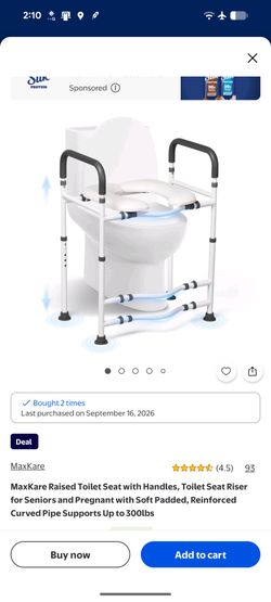 Handicap Pregnancy Bathroom Safety Toilet Seat