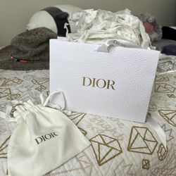 Dior Gift Bag And Jewelry Bag