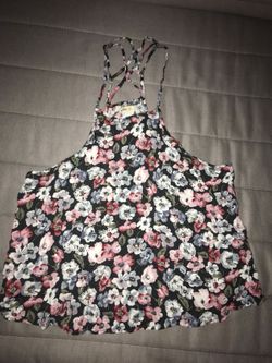 Hollister Flowered Halter Top