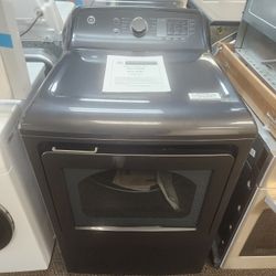 7.4 cu. ft. vented Front Load Gas Dryer in Diamond Gray with Sensor Dry