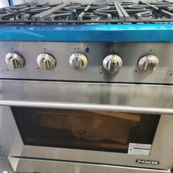 Range 36 Inch Wide Nxr Stainless Steel Gas