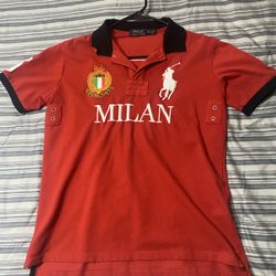 Medium Red Milan Polo Shirt #5
