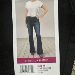Casual women’s Jeans size 10 Faith Jeans New with tags Slim Bootcut  Cotton blen