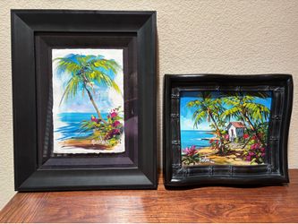 Steve Barton Tropical Island Art – Framed Limited Edition & Original Style Pieces