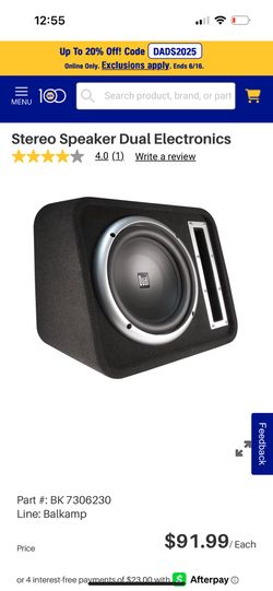 Dual Stereo Speaker 