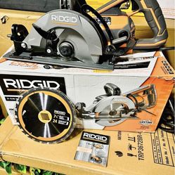 RIDGID THRUCOOL 15 Amp 7-1/4 in. Worm Drive Circular Saw