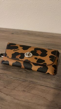 Coach Leopard Glasses Case