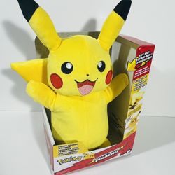 Pikachu Plush w Sounds and Lights (new)