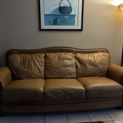 2 Leather Sofas