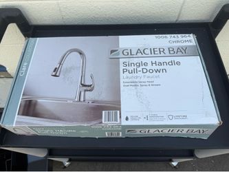 Glacier Bay Clare Collection Single Handle Pull-Down Laundry Faucet