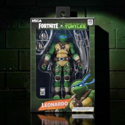 NECA Fortnite x TMNT Leonardo Action Figure 7" Scale